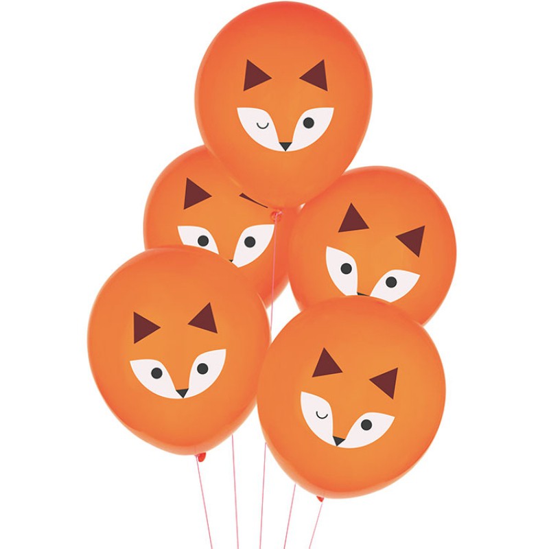 Lot de 5 ballons Renard My Little Day