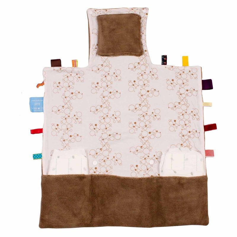 Tapis à langer Easy changing Unisex Camel  bubbles Snoozebaby