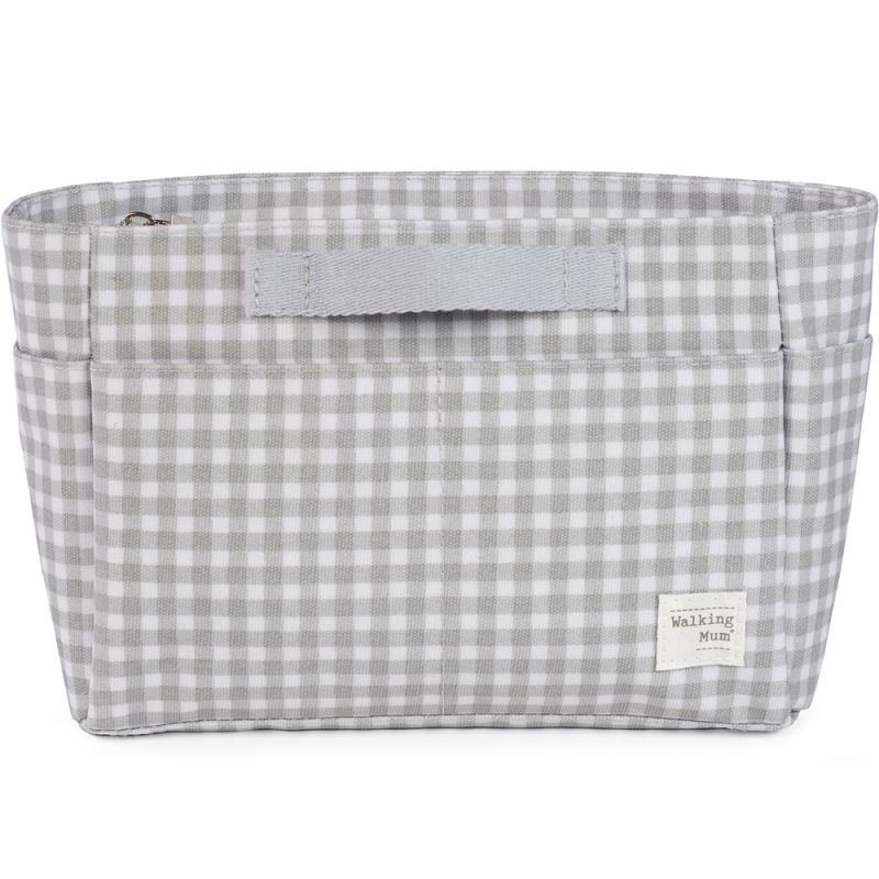 Trousse de toilette I love vichy gris Walking Mum
