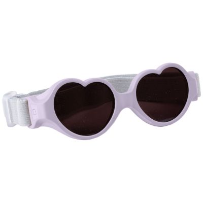 Lunettes de soleil bandeau Baby Coeur Lilas (0-9 mois)