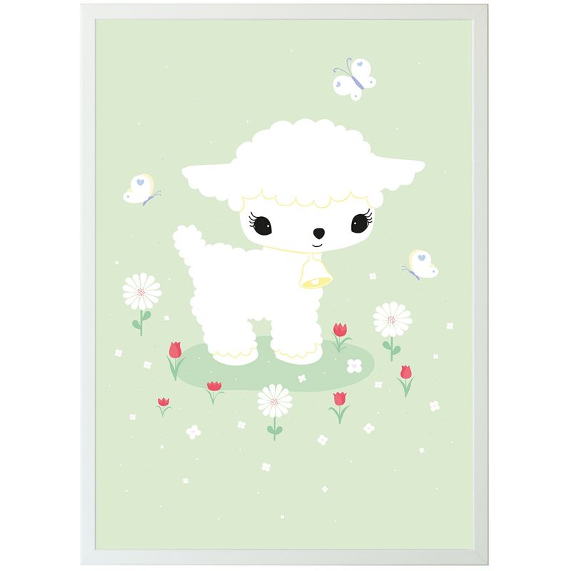 Affiche agneau (50 x 70 cm) A Little Lovely Company