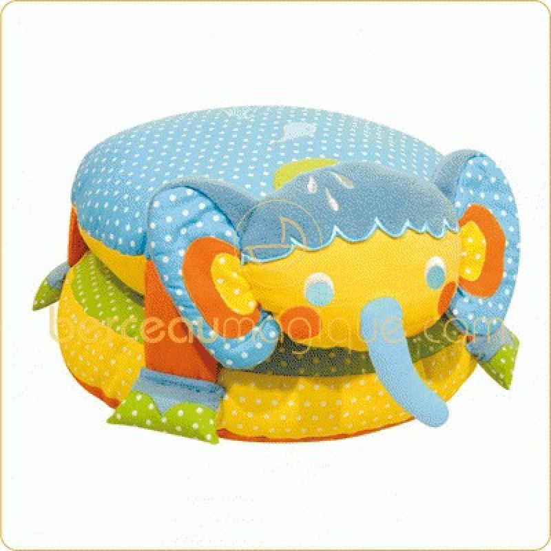 Pouf enfant Marcus l'éléphanteau L'oiseau bateau