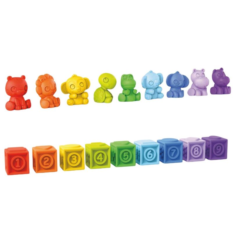 Coffret Cube et animaux (18 pièces) Bright Starts Produit 1
