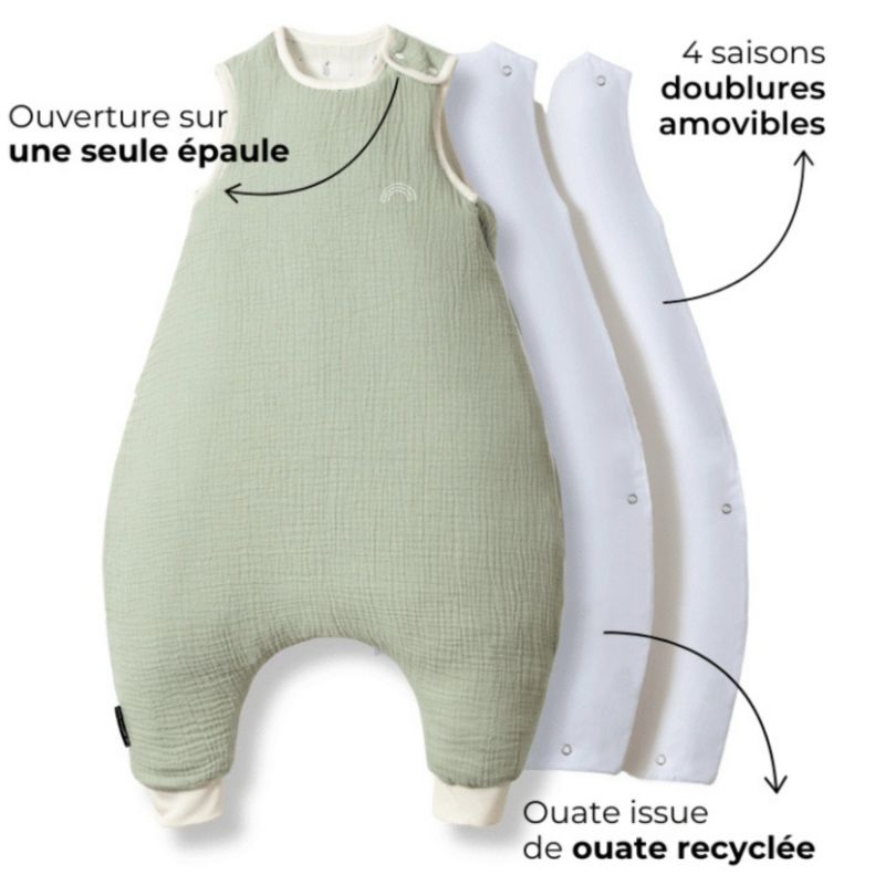 Gigoteuse à pieds vert d'eau 4 saisons (18-36 mois) Les petites billes Produit 3