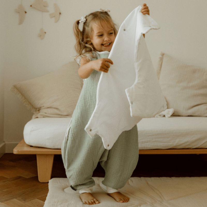 Gigoteuse à pieds vert d'eau 4 saisons (18-36 mois) Les petites billes Ambiance 6