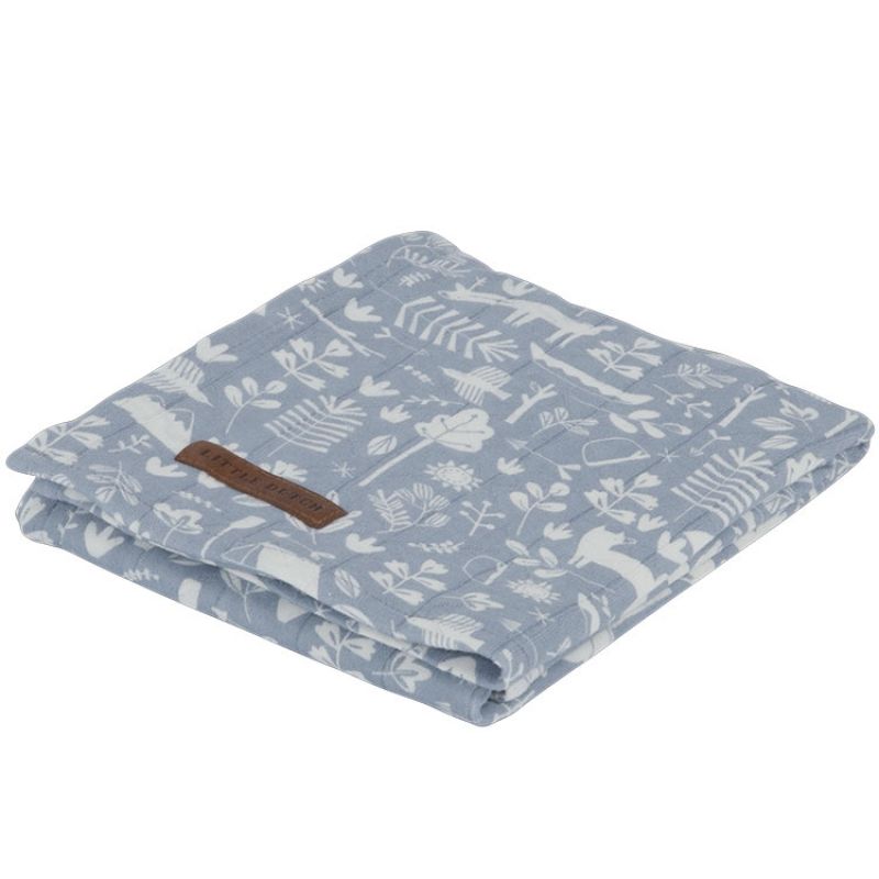 Maxi-lange Adventure blue (120 x 120 cm) Little Dutch