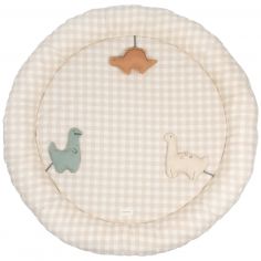 Tapis d'éveil sensoriel rond Dinos - Nobodinoz