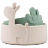 Lot de 2 bols en silicone Lalee sable et vert - Reconditionné Done by Deer Produit 3