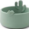 Lot de 2 bols en silicone Lalee sable et vert - Reconditionné Done by Deer Produit 7