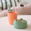 Lot de 2 bols en silicone Lalee sable et vert - Reconditionné Done by Deer Produit 8