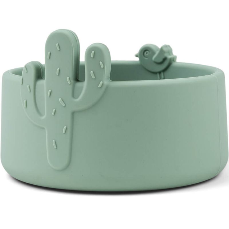 Lot de 2 bols en silicone Lalee sable et vert - Reconditionné Done by Deer Produit 6