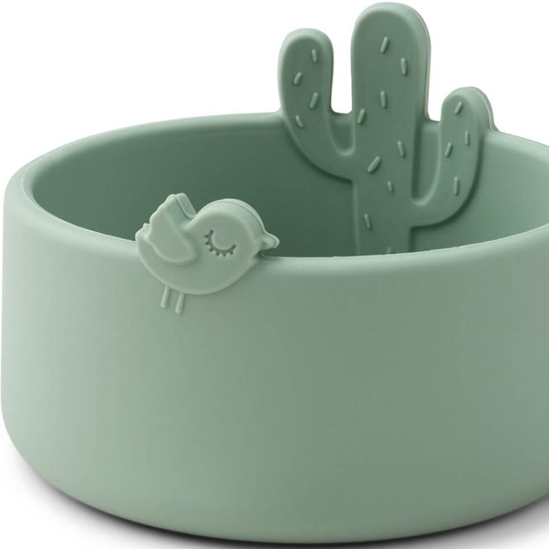 Lot de 2 bols en silicone Lalee sable et vert - Reconditionné Done by Deer Produit 7