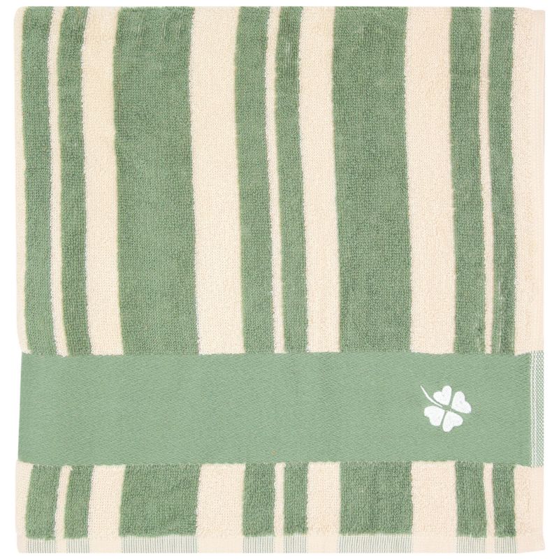 Serviette de plage rayée Thym personnalisable (70 x 140 cm) L'oiseau bateau Produit 1