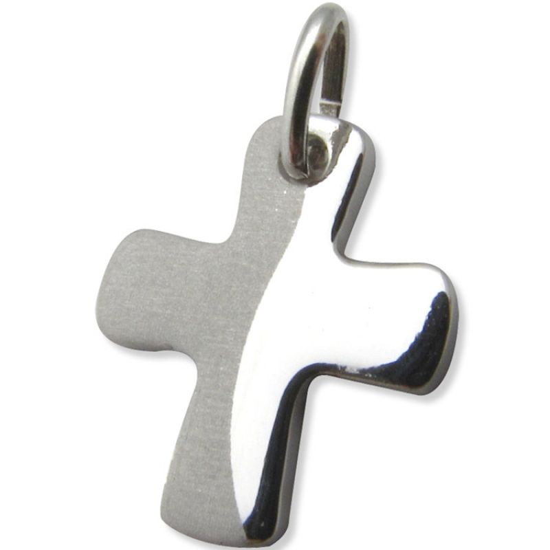 Croix duo (argent 925°) Martineau