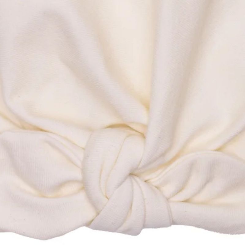 Bonnet forme turban écru BB & Co Produit 2