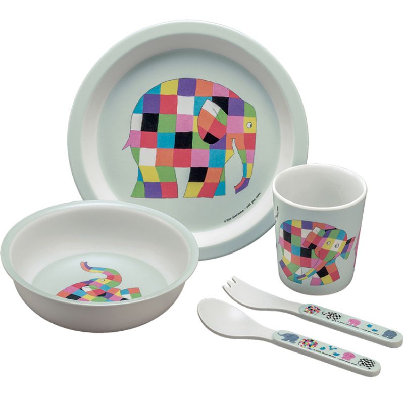 Coffret repas Elmer (5 pièces) Petit Jour Paris