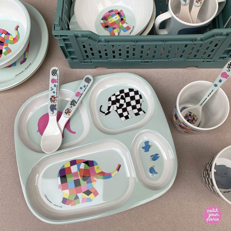 Coffret repas Elmer (5 pièces) Petit Jour Paris Produit 2