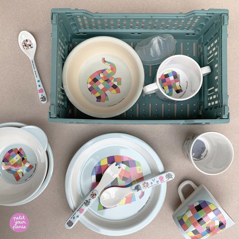 Coffret repas Elmer (5 pièces) Petit Jour Paris Produit 3