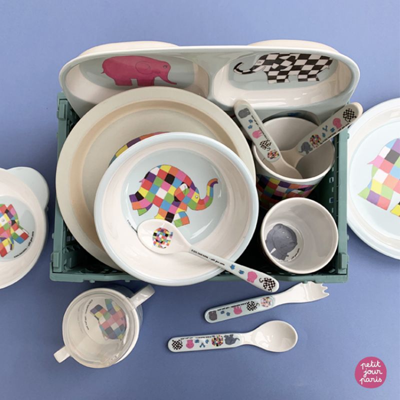Coffret repas Elmer (5 pièces) Petit Jour Paris Produit 4