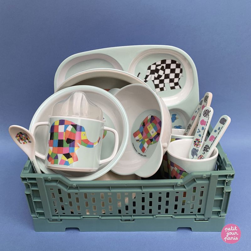 Coffret repas Elmer (5 pièces) Petit Jour Paris Produit 5