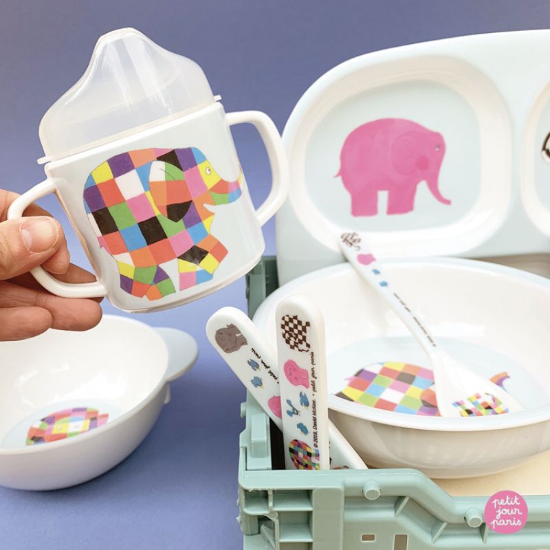 Coffret repas Elmer (5 pièces) Petit Jour Paris Produit 6