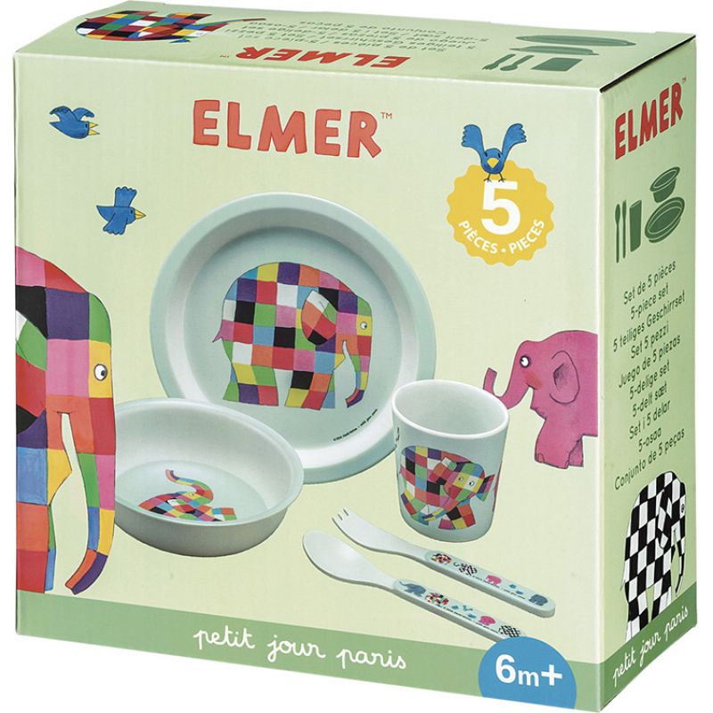 Coffret repas Elmer (5 pièces) Petit Jour Paris Produit 8