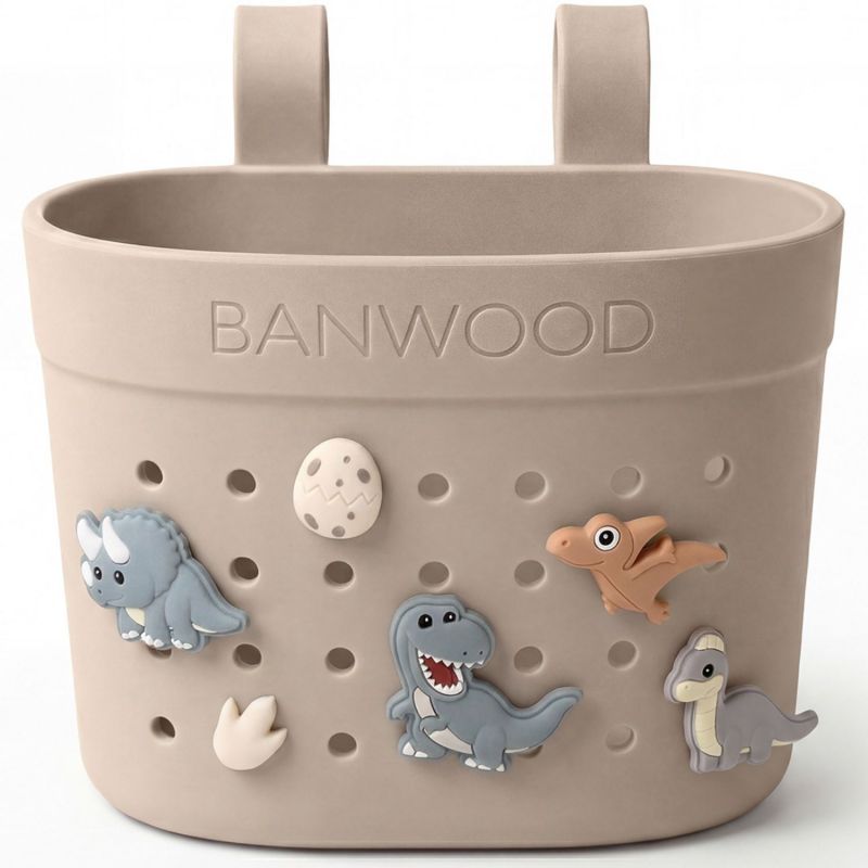 Panier de vélo à personnaliser Pin et Ride Sable Banwood Produit 3