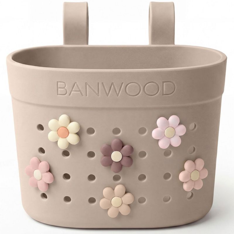 Panier de vélo à personnaliser Pin et Ride Sable Banwood Produit 4