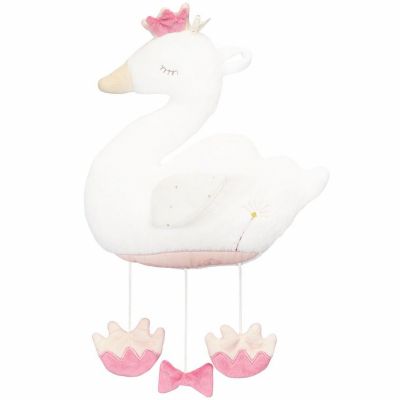 Mobile En Peluche Cygne Baby Swan 30 Cm Sauthon