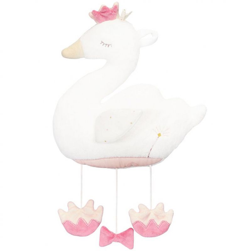 Mobile en peluche cygne Baby Swan (30 cm) Sauthon