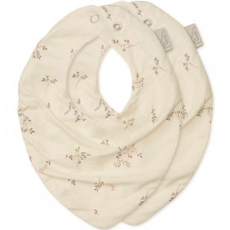 Lot de 2 bavoirs bandanas en coton bio Ashley Cam Cam Copenhagen