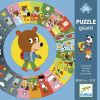 Puzzle géant La journée (24 pièces)  par Djeco