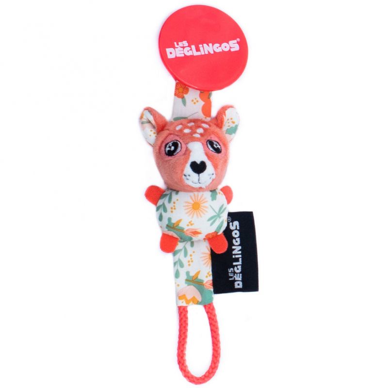 Attache sucette Mélimélos la biche Les Déglingos