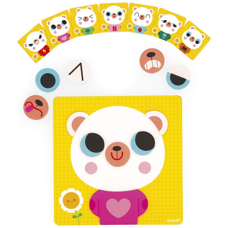 Jeu magnétique L'Ours des émotions Janod Produit 1