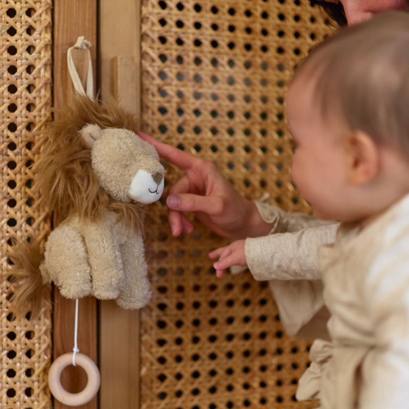 Peluche musicale à suspendre Lion Safari Friends Little Dutch Ambiance 2