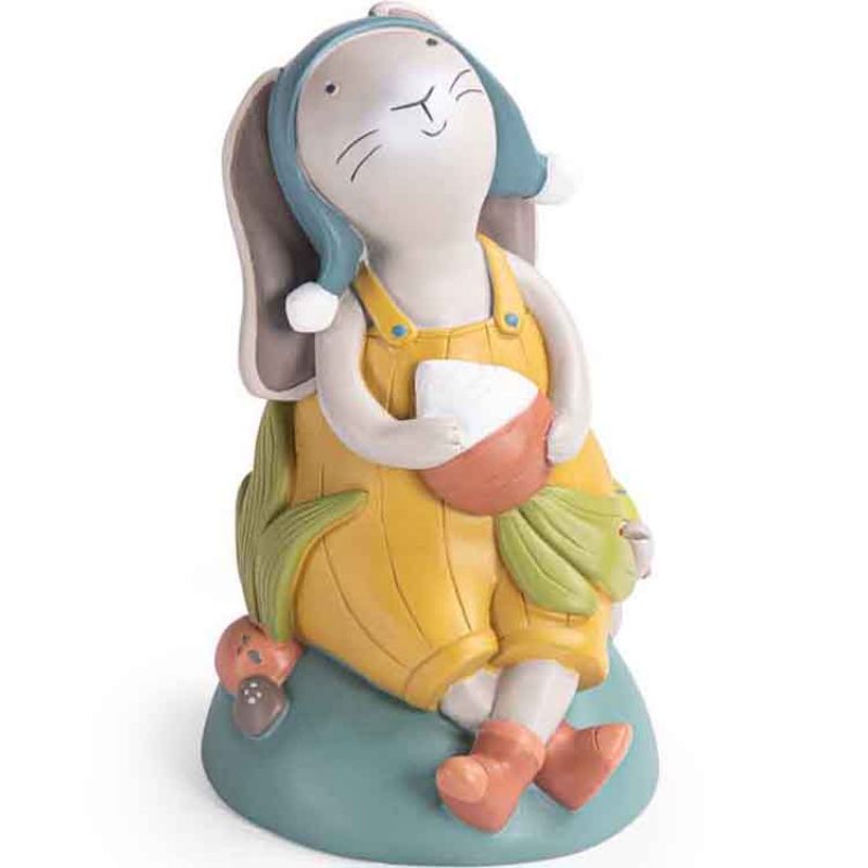 Tirelire lapin Trois petits lapins Moulin Roty