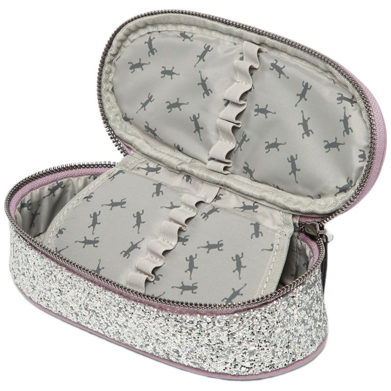 Trousse plumier Glossy Lila Caméléon Produit ouvert 4