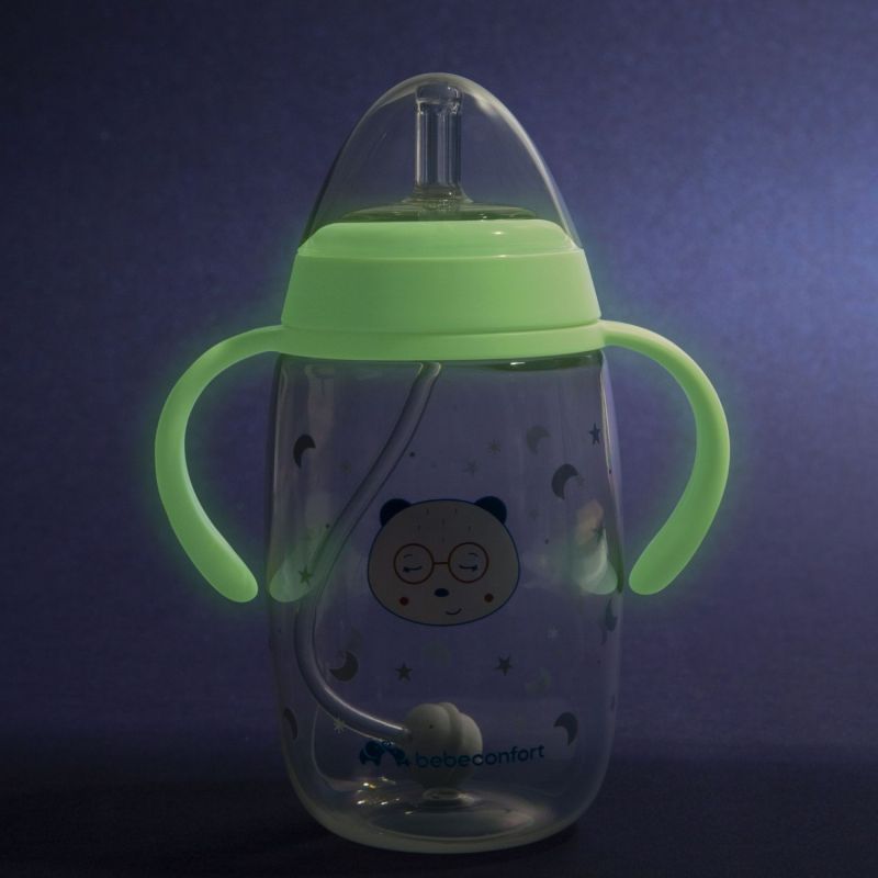 Tasse à paille lestée phosphorescente Dreamy Bear (380 ml) Bébé Confort Ambiance 2