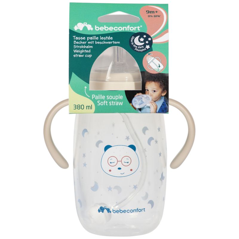 Tasse à paille lestée phosphorescente Dreamy Bear (380 ml) Bébé Confort Packaging 5