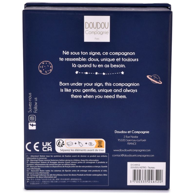 Doudou Astro Sagittaire (12 cm) Doudou et Compagnie Packaging 9