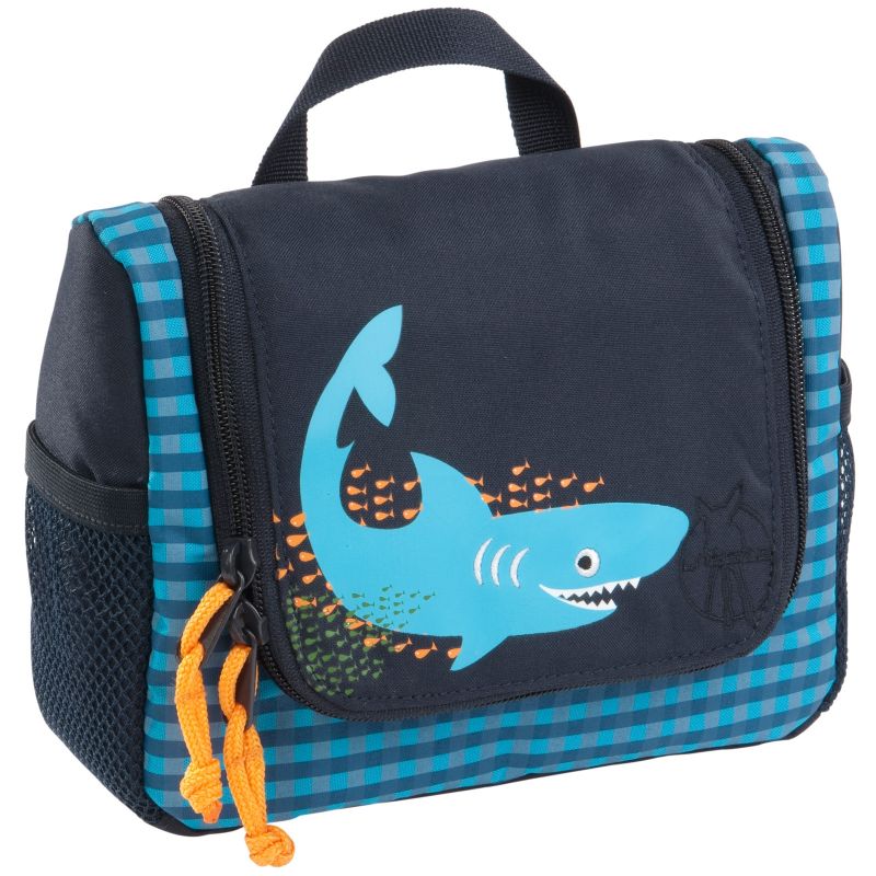 Mini trousse de toilette Requin bleue Lässig