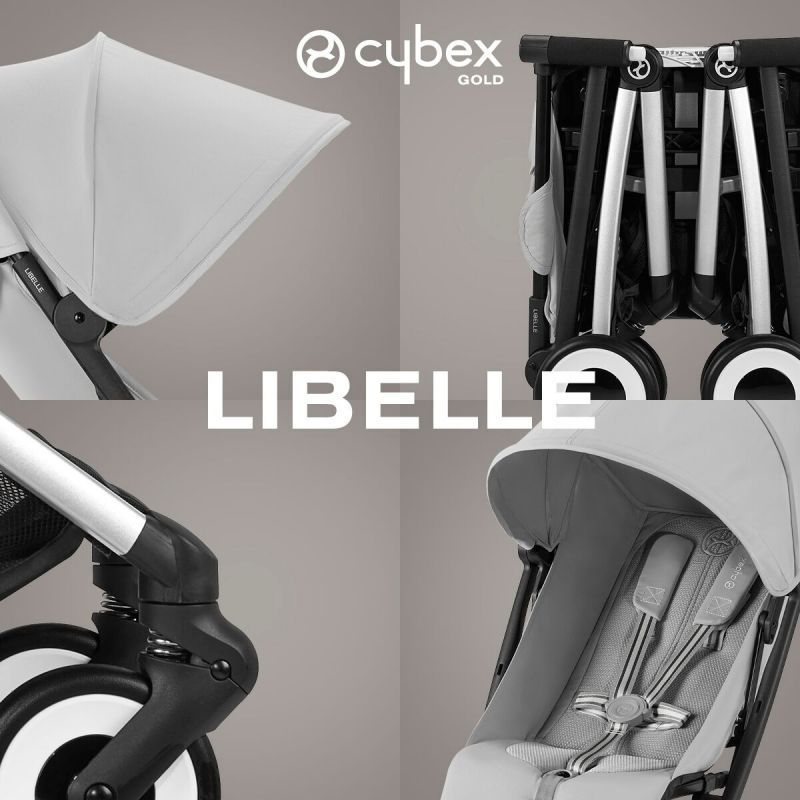 Poussette compacte Libelle Fog Grey Cybex Ambiance 2
