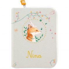 Protège carnet de santé renard chapeau (personnalisable) - L'oiseau bateau