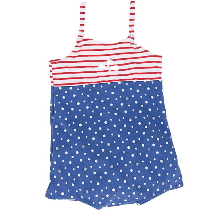 Maillot de bain 1 pièce Bord de mer Cape double protection (9-12 mois) Archimède