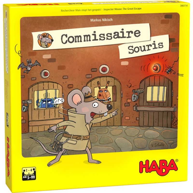 Jeu de société Commissaire Souris Haba