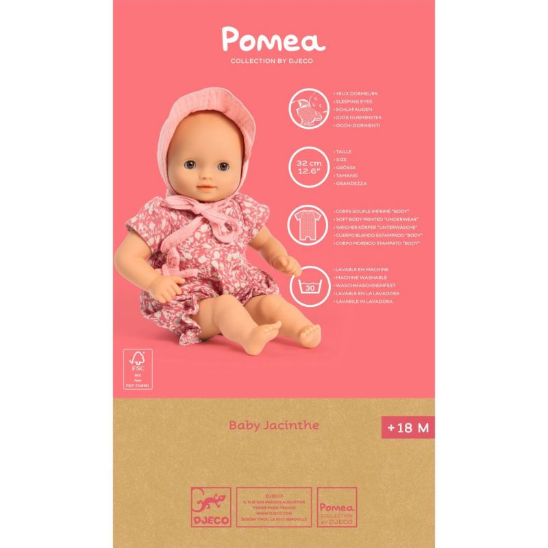 Poupée Baby Jacinthe (32 cm) Djeco Packaging 3