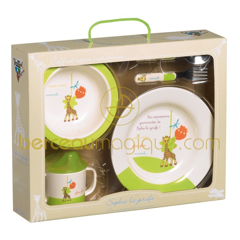 Coffret repas Sophie la girafe (4 pièces) Sophie la girafe