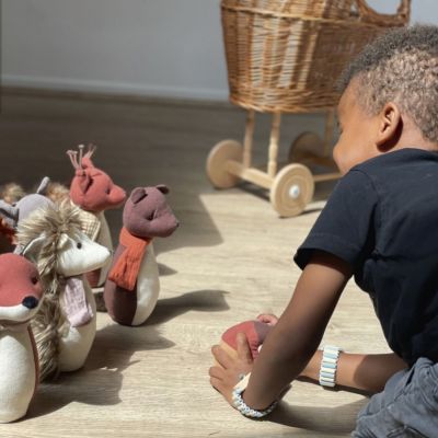 Jeu de quilles forêt