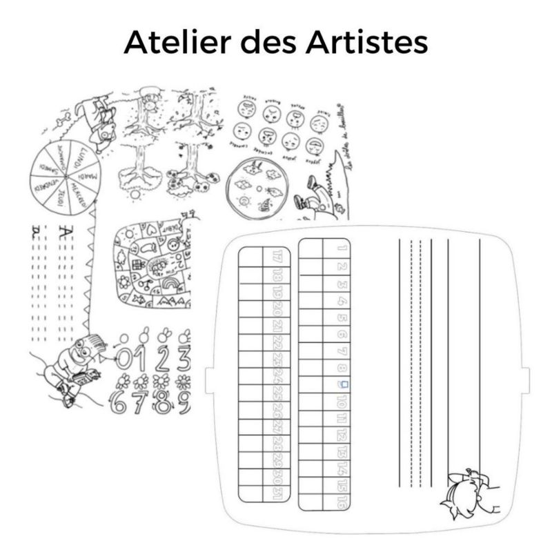 Recharge pour Coloritable Artiste (6 pièces) DBKids Produit 1