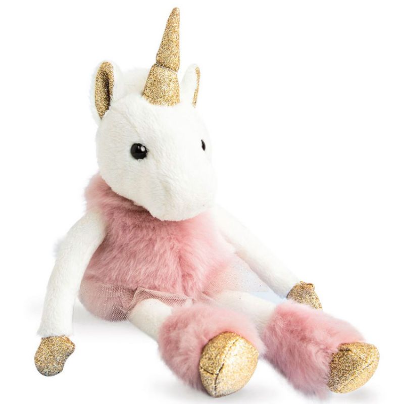 Peluche Licorne rose Girls & Glitter (25 cm) Histoire d'Ours